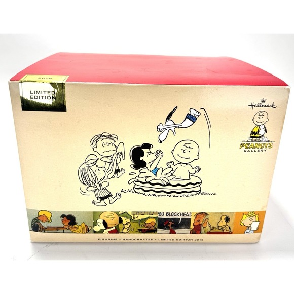 Hallmark Peanuts Gallery He's Your Dog Charlie Brown Retired 2018 Brand New